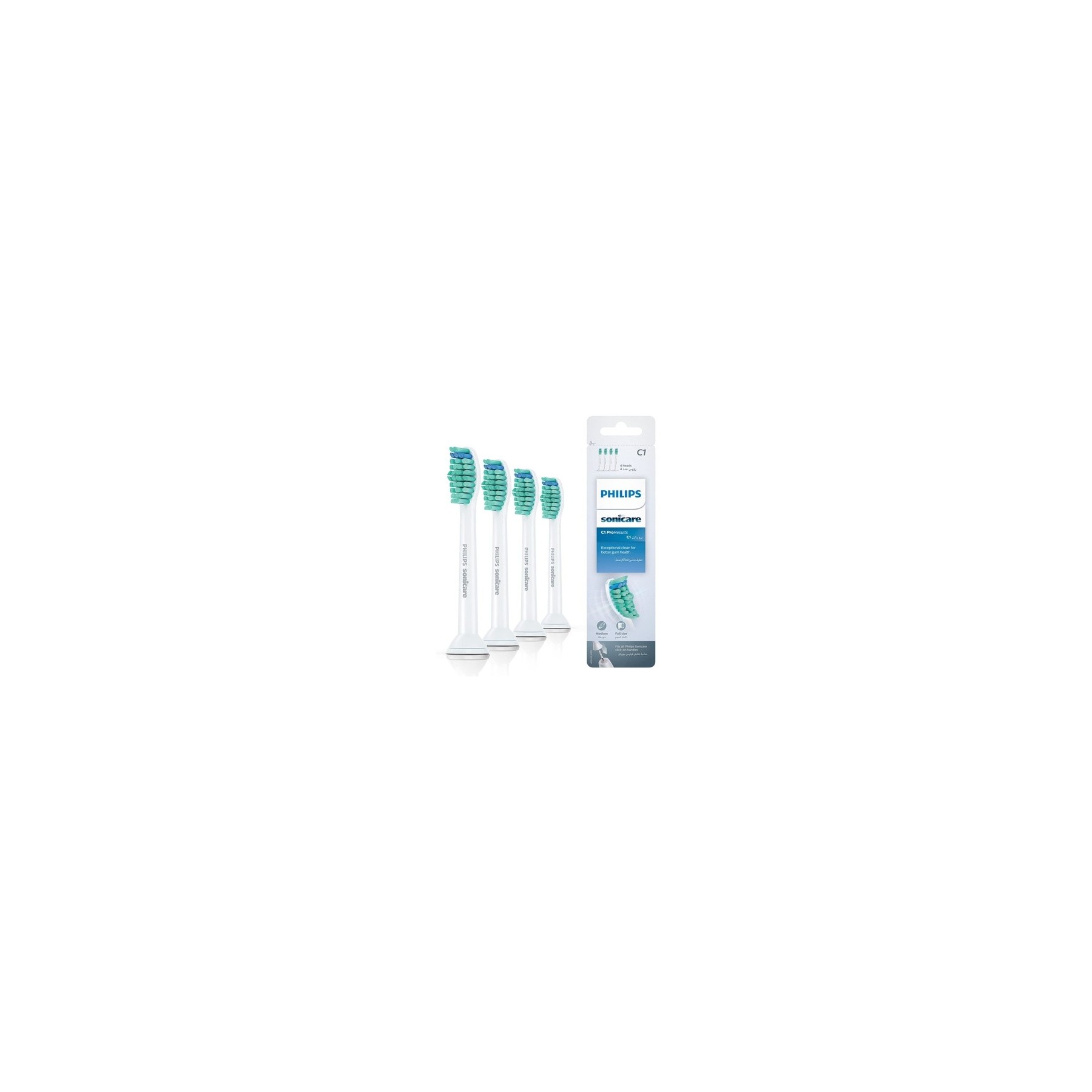 Philips Sonicare Original ProResults Standard Sonic Toothbrush Heads - Pack of 4