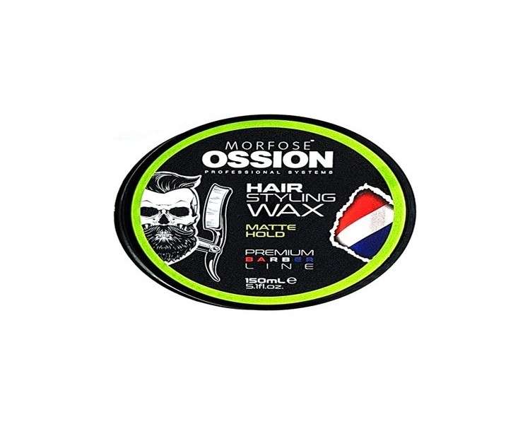 Morfose Ossion Premium Barber Line Matte Hold Hair Styling Wax 150ml