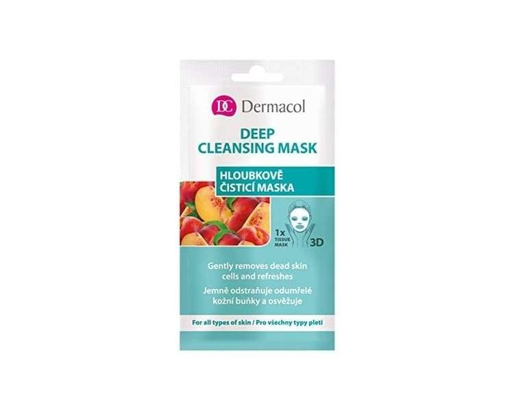 Dermacol Deep Cleansing Face Tissue Mask Purifying and Refreshing Sheet Mask