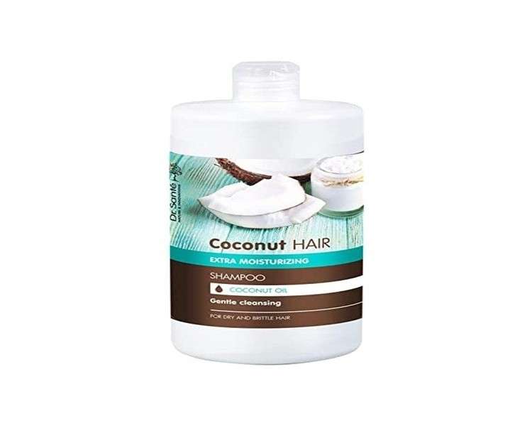 Dr Sante Coconut Oil Extra Moisturising Shampoo for Dry and Brittle Hair 1000ml