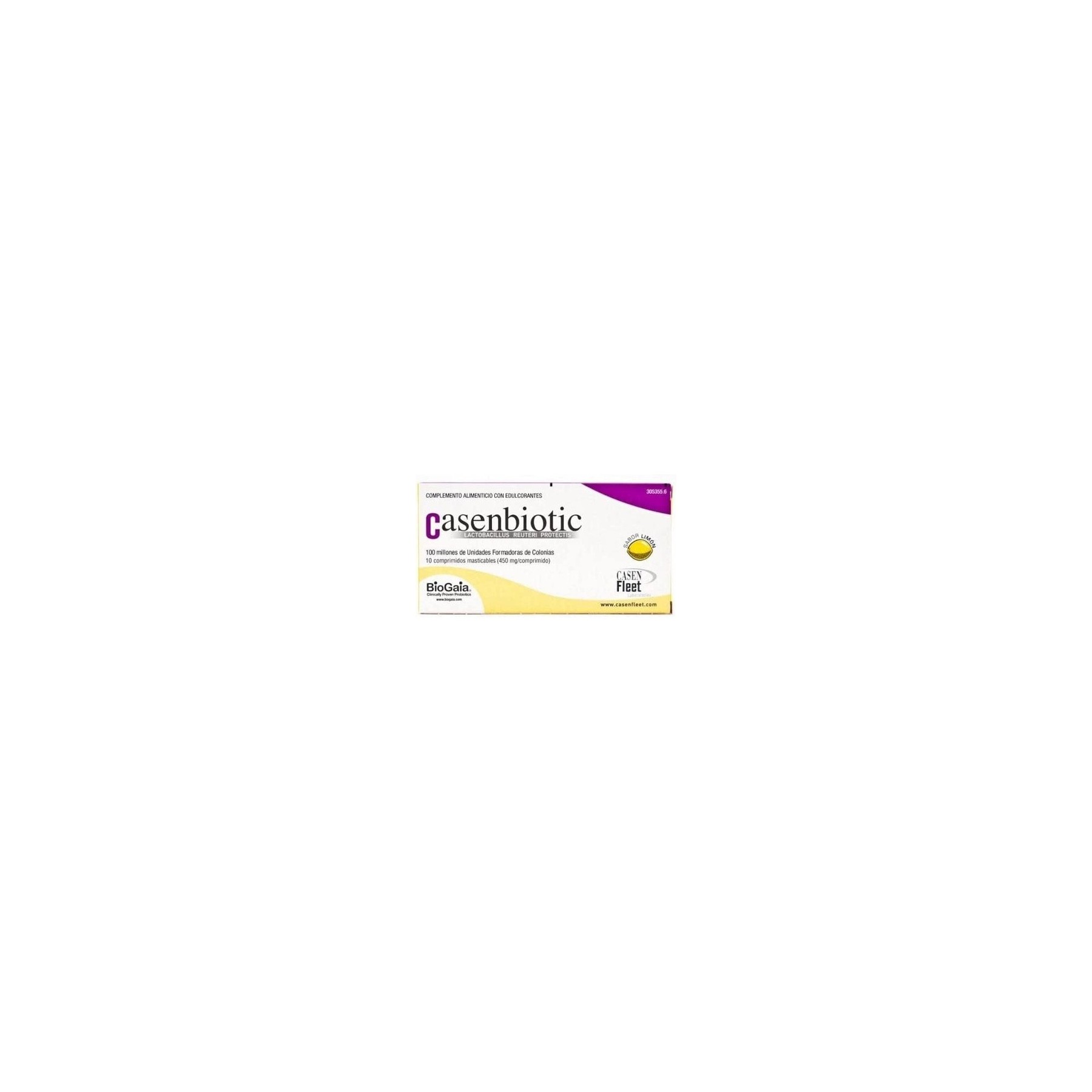 Casenbiotic 10 Comp Limon Masticables
