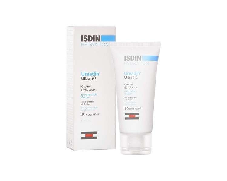 ISDIN Ureadin Ultra 30 Emollient Cream 50ml for Very Dry and Scaly Skin - Maximum Moisture and Helps Relieve Itching