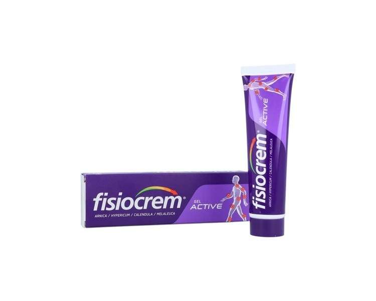 Fisiocrem Active Gel 60ml - Muscle Preparation Cream with Natural Ingredients