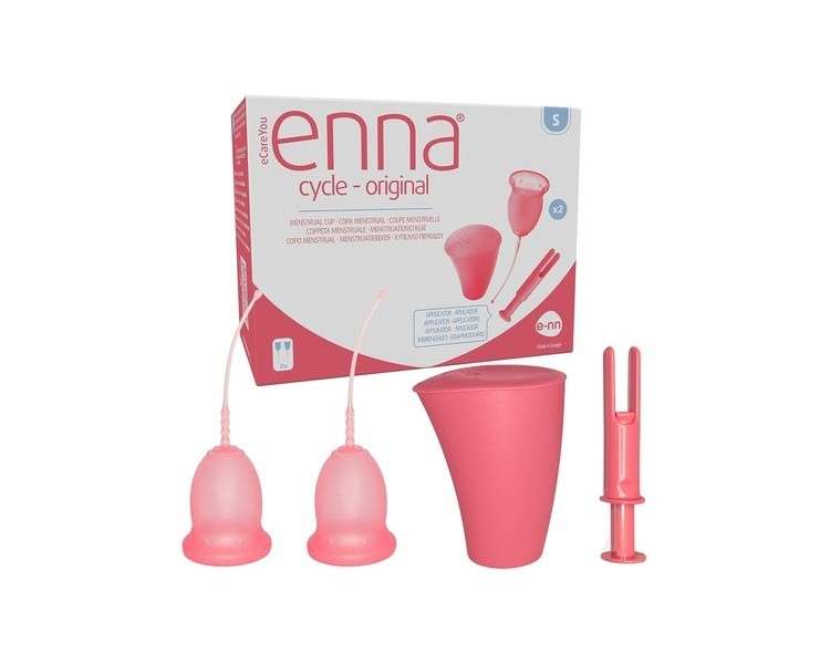 ENNA Cycle Menstrual Cup with Applicator Size S