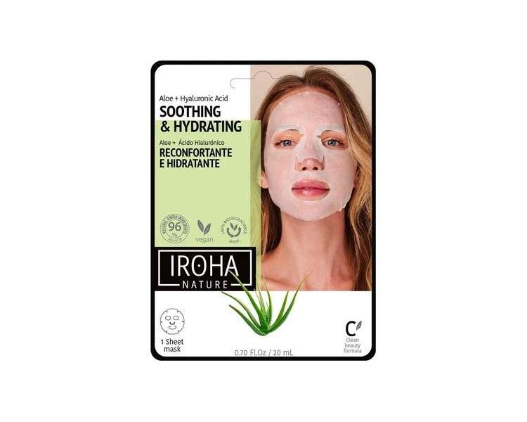 Iroha Nature Moisturizing Sheet Mask Aloe Vera