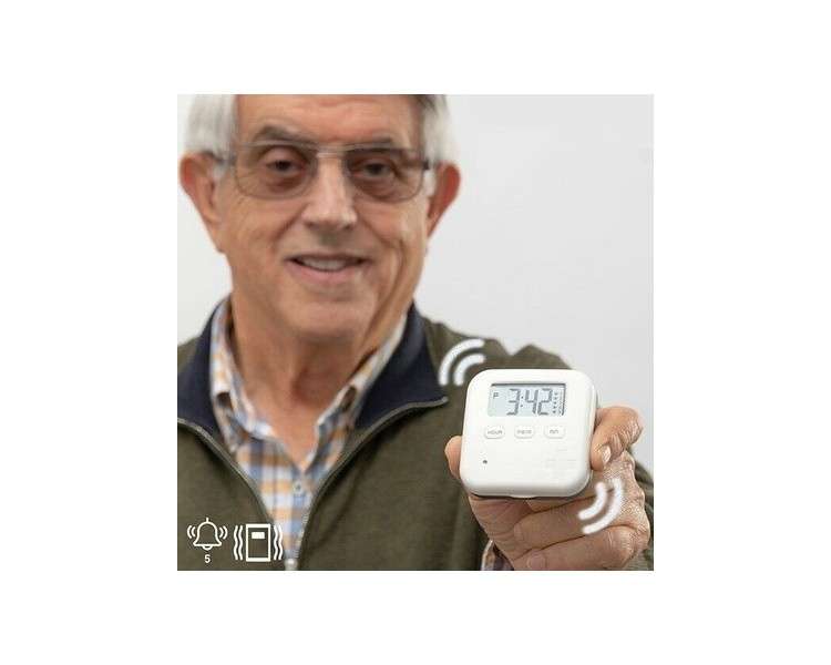 Electronic Smart Pill Box Pill Holder with Clock, Alarm, and Timer