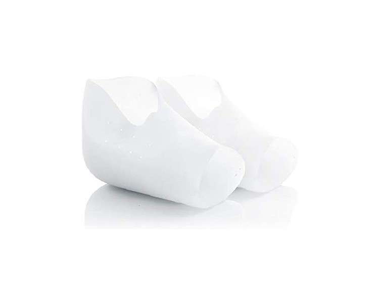 InnovaGoods Gel Silicone Elevating Heel Cups White One Size