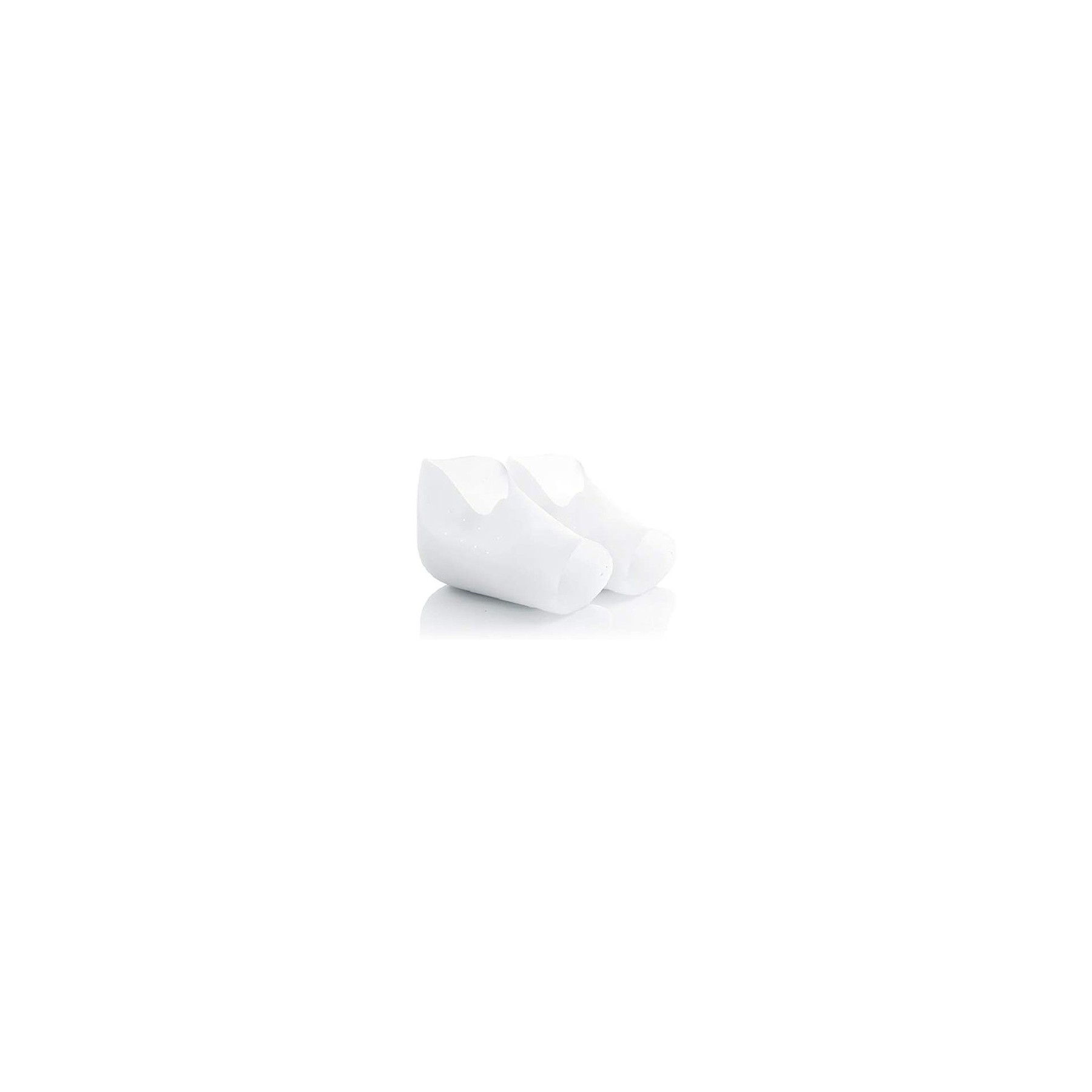 InnovaGoods Gel Silicone Elevating Heel Cups White One Size