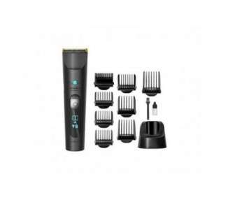 Cecotec Bamba PrecisionCare Wet&Dry Hair Clipper with Stainless Steel and Titanium Coating, Lithium Battery, Battery Life up to 120 min, Lengths 0.5-30 mm, 8 Combs