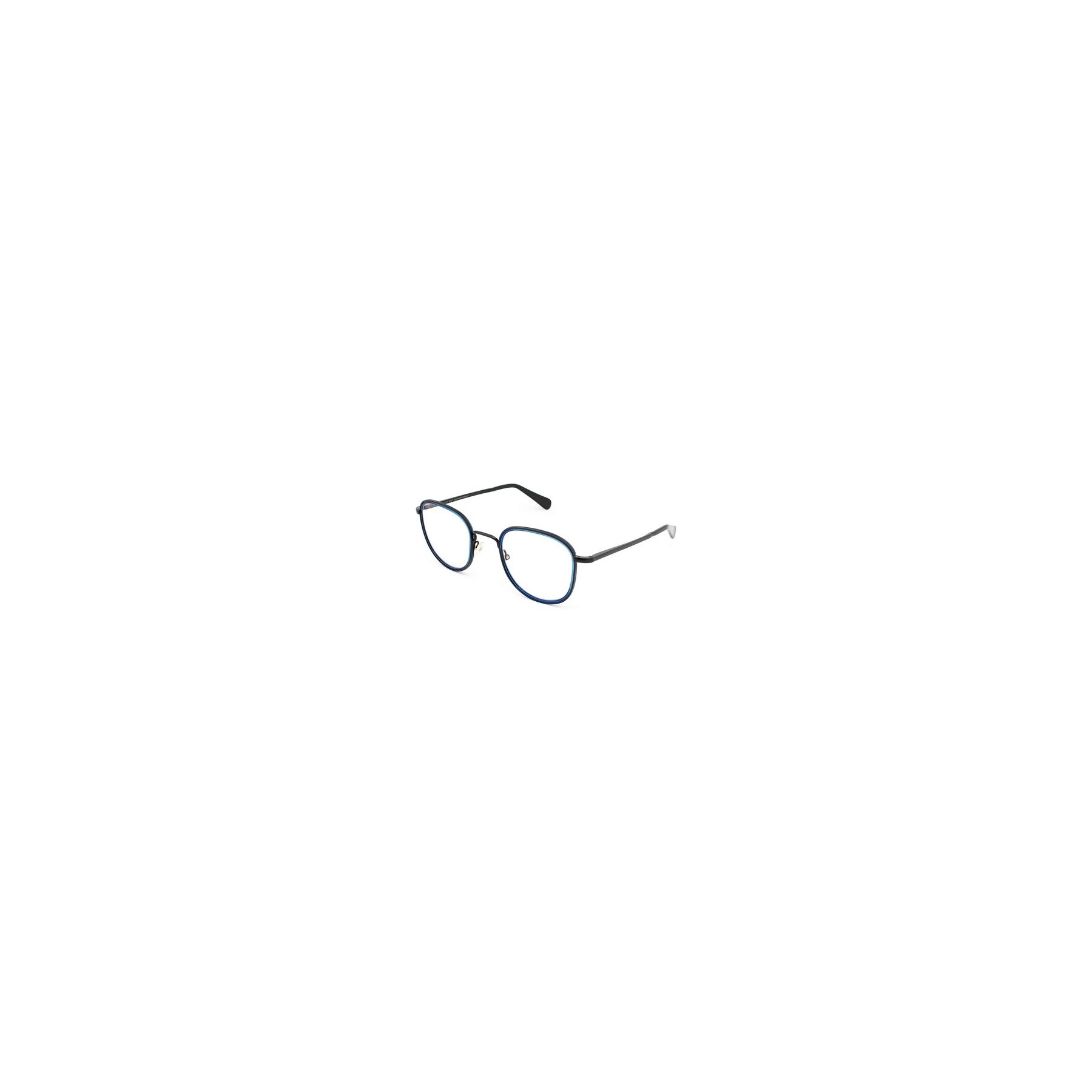 Harry Larys Phony-384 Glasses Matte Black - Blue 54/20/142 Unisex Adult
