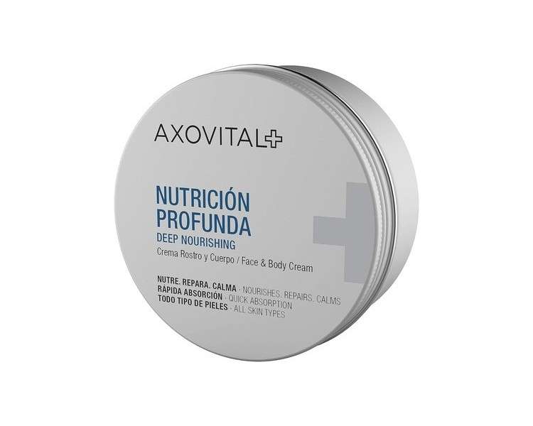 Axovital 2 in 1 Moisturizing Face and Body Cream 250ml