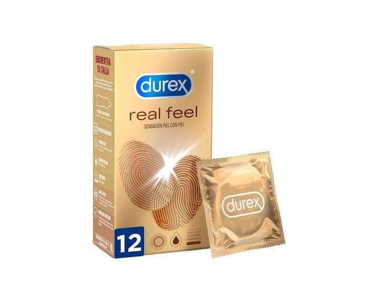Durex Real Feel Sensitive Condoms 12 Count