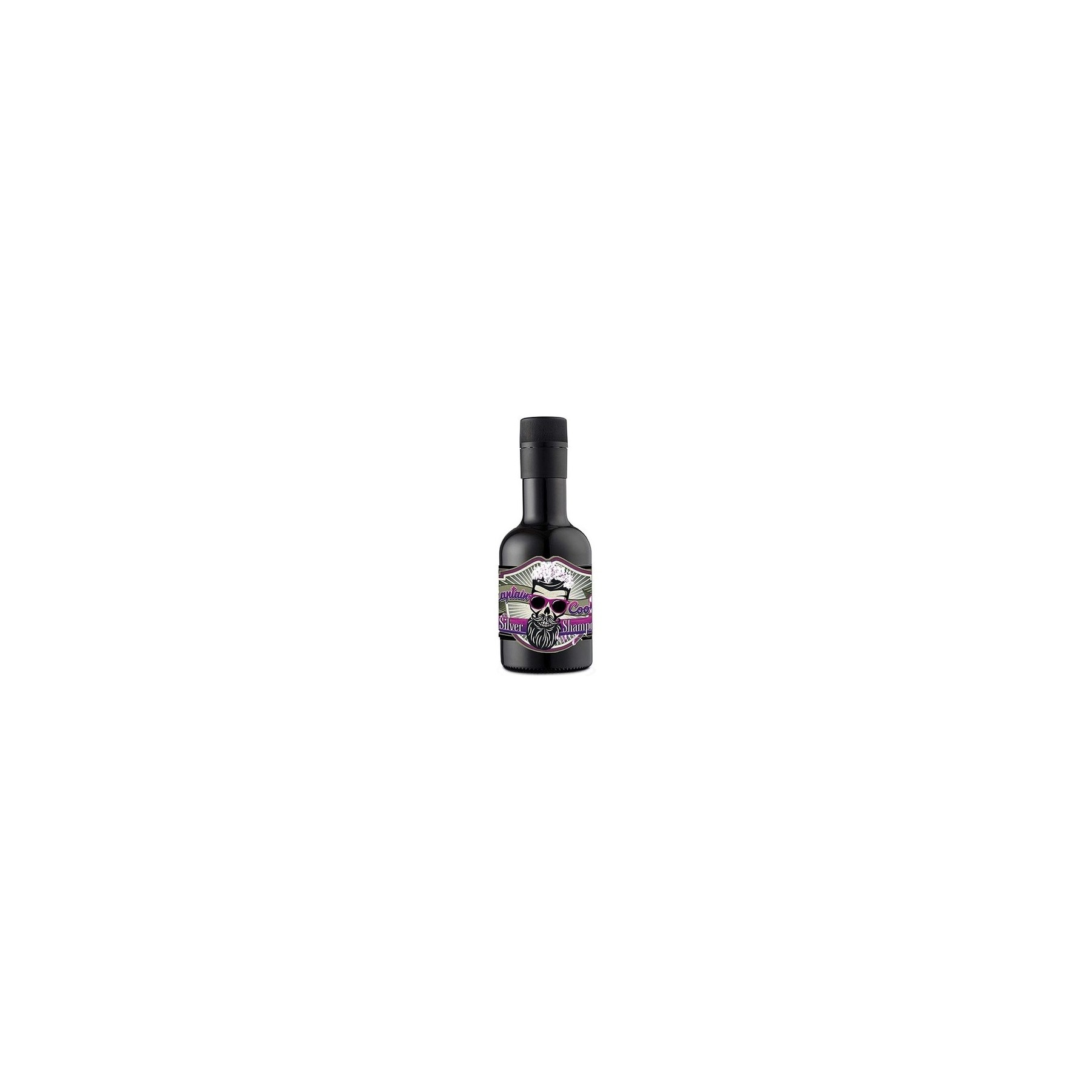 EUROSTIL Captain Cook Silver Shampoo 250ml - Black