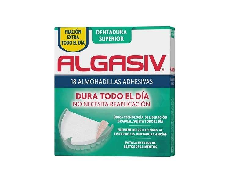 Algasiv Adhesive Pads for Upper False Dentures