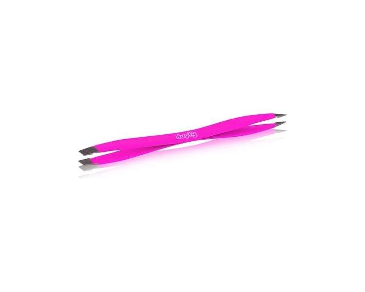Beter Duply Double-Ended Stainless Steel Tweezers for Precise and Quick Eyebrow Plucking