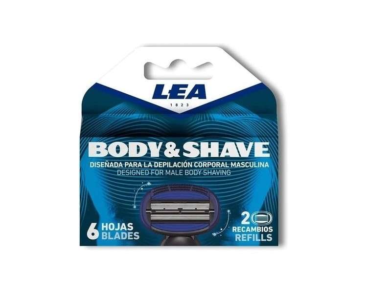 Lea Body & Shave Men's Hair Removal Refills