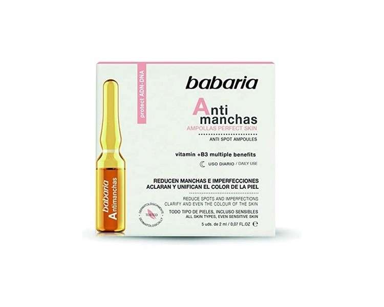 Babaria Anti Stain Ampoules Perfect Skin 2ml x 5 Units