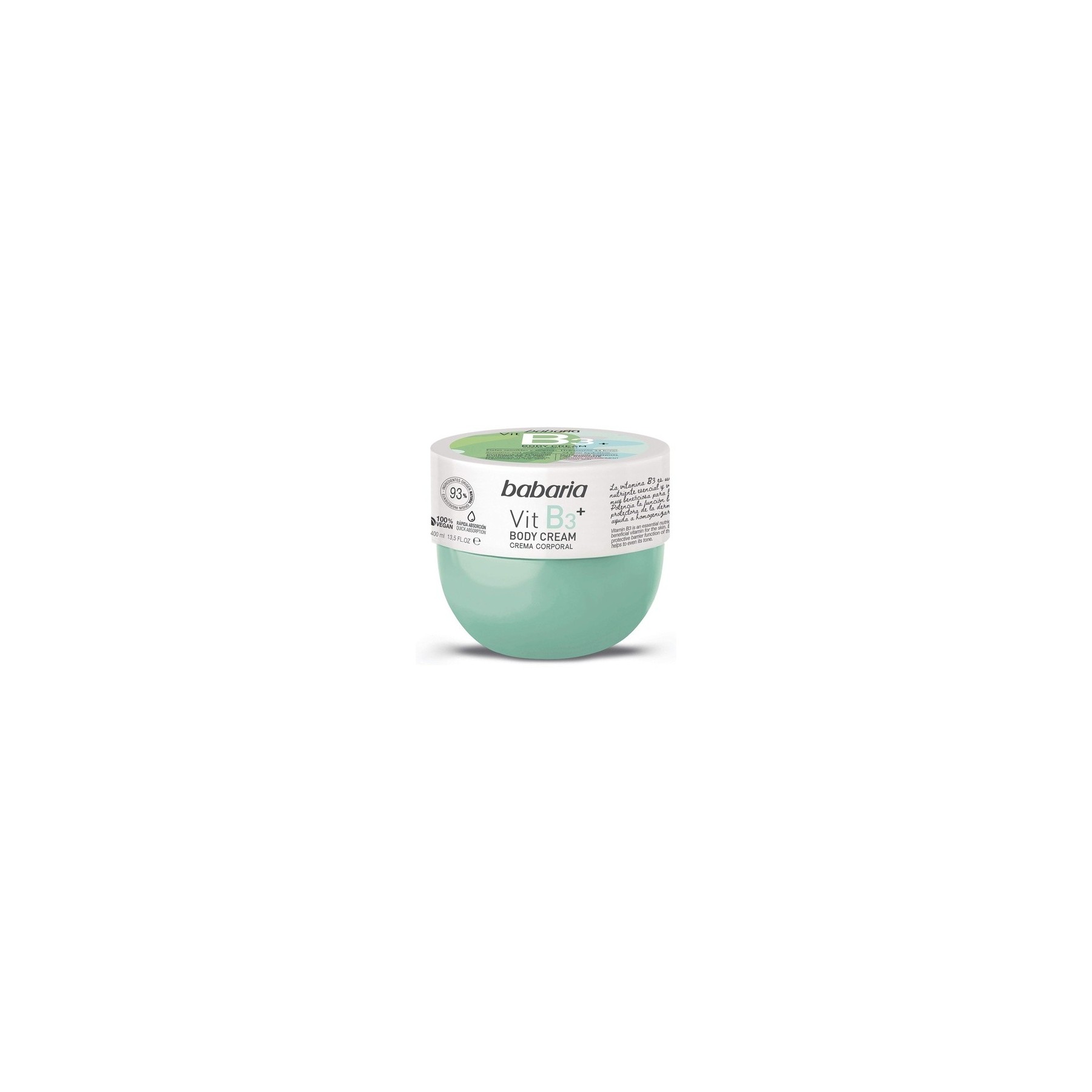 Body Cream with Vitamin B3 400ml