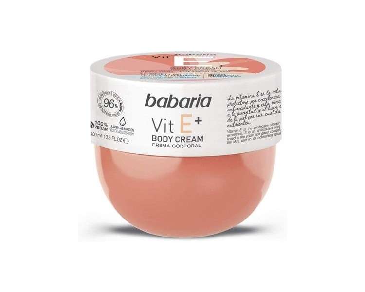 Babaria Vitamin E+ Body Cream 400ml