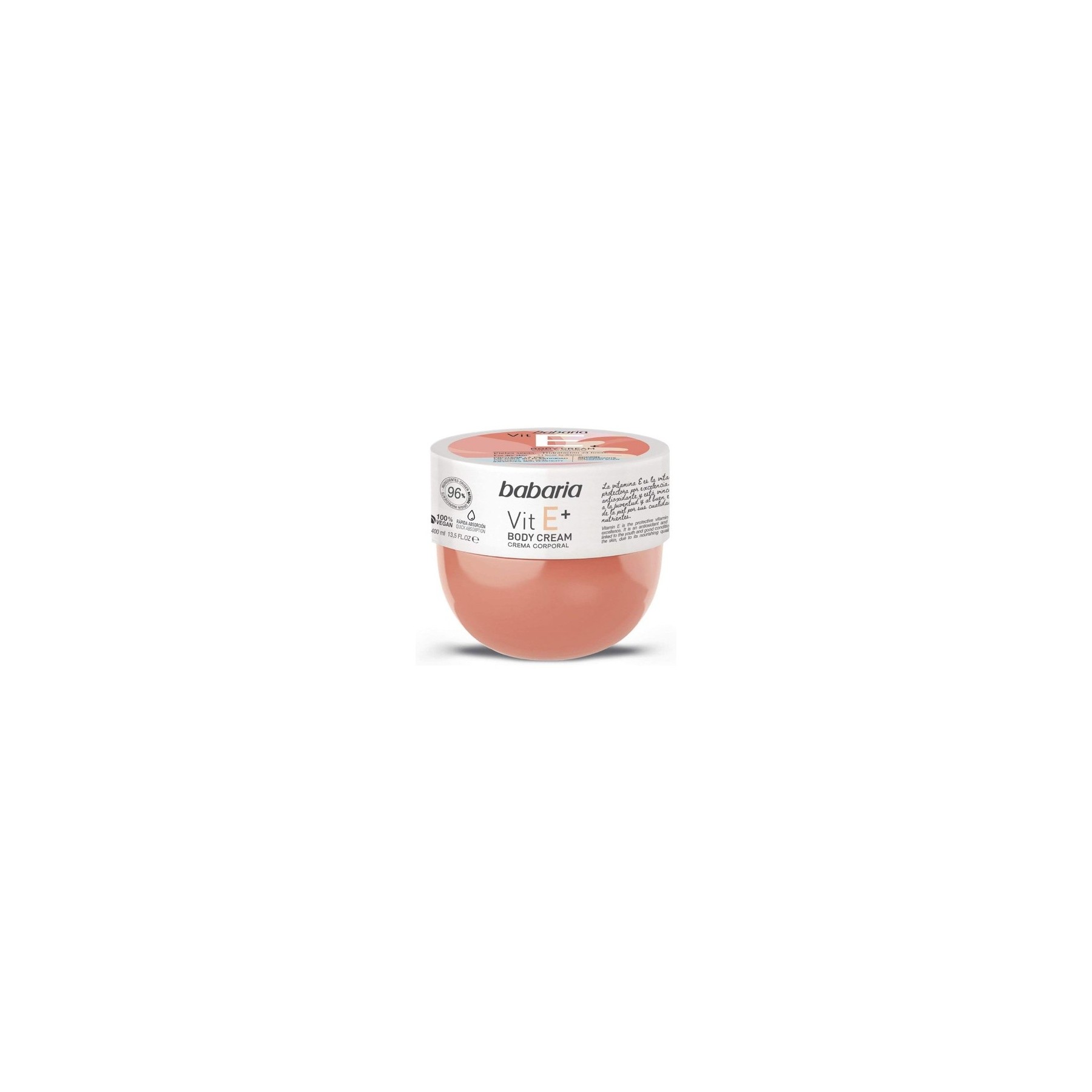 Babaria Vitamin E+ Body Cream 400ml