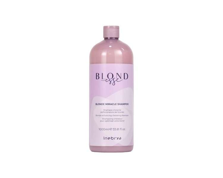 Inebrya Blondesse Blonde Miracle Shampoo 1000ml Cherry Blossom