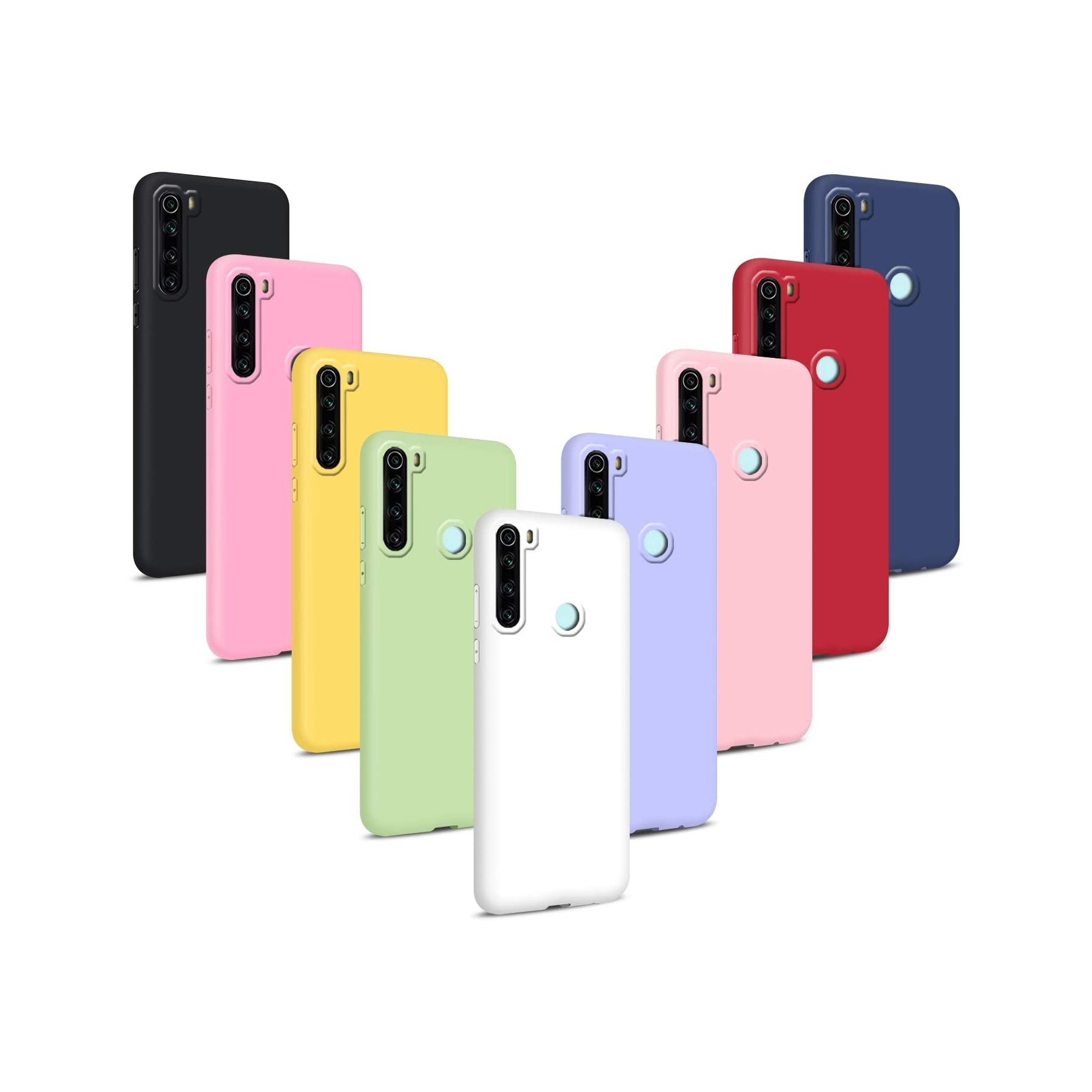 Funda Carcasa De Silicona Suave Tpu Gel Liquido Para Xiaomi Note 8