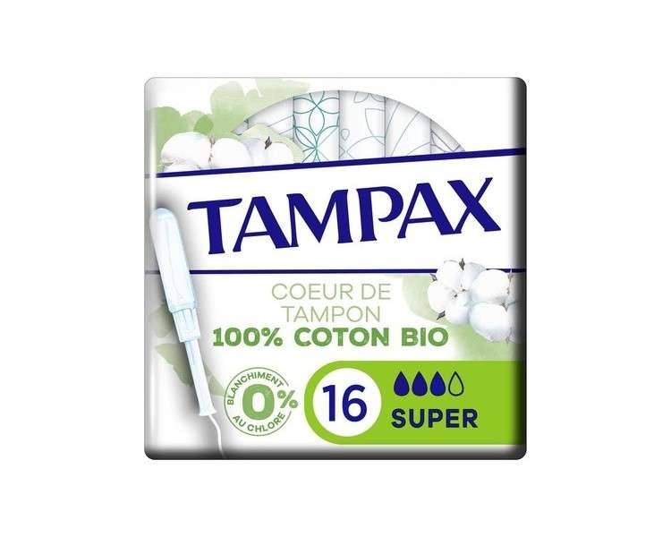 Tampax Cotton Protection Super Tampons Applicator