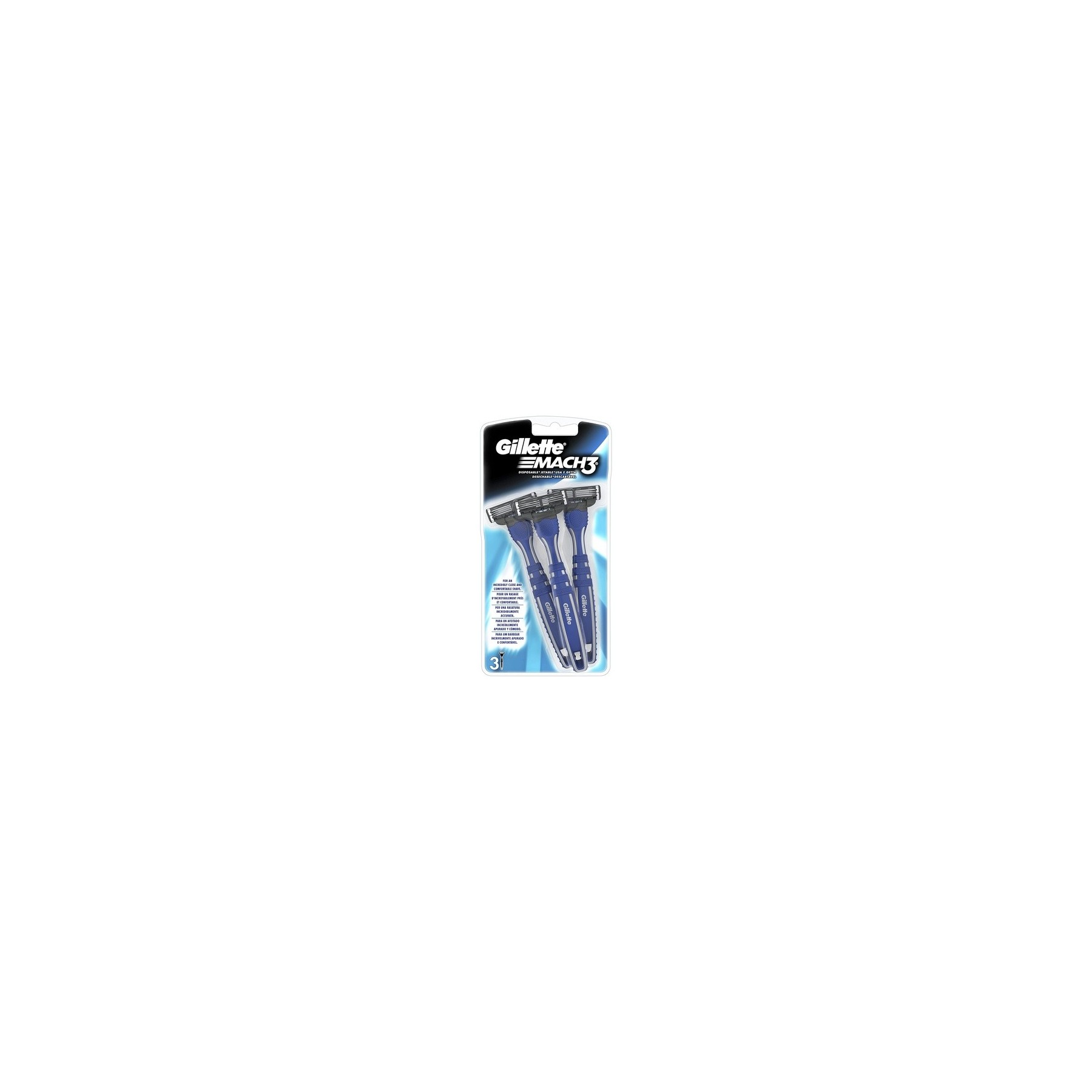 Gillette Mach3 Disposable Razor 3 Units