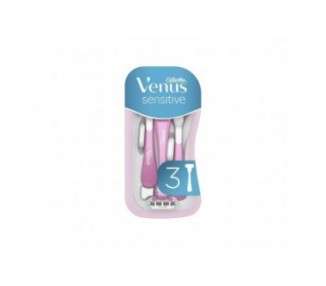 Gillette Venus Sensitive Disposable Women's Razor 3 Blades