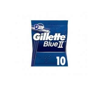 Gillette BlueII Disposable Razors for Men - Pack of 10