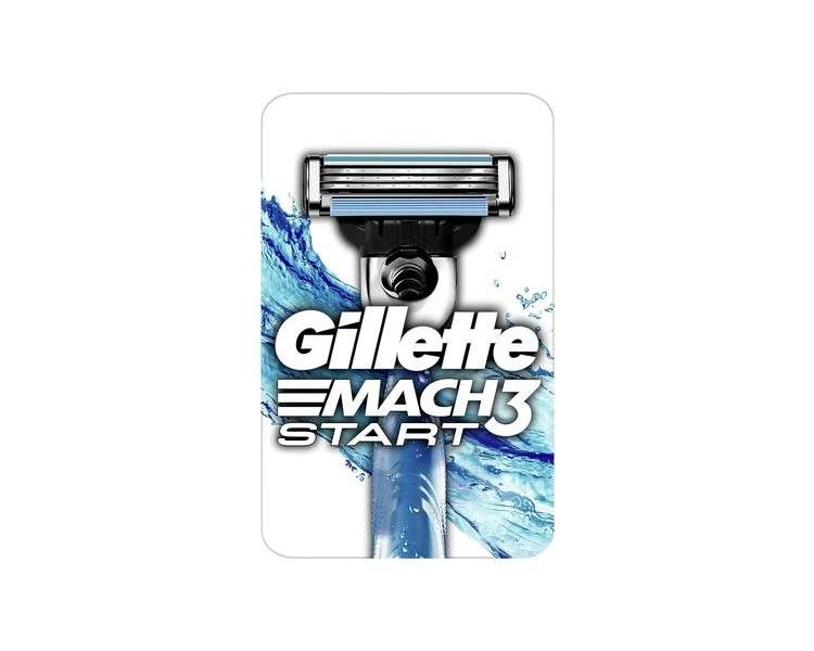 Gillette Mach3 Start Razor for Men with Improved Moisture Strips