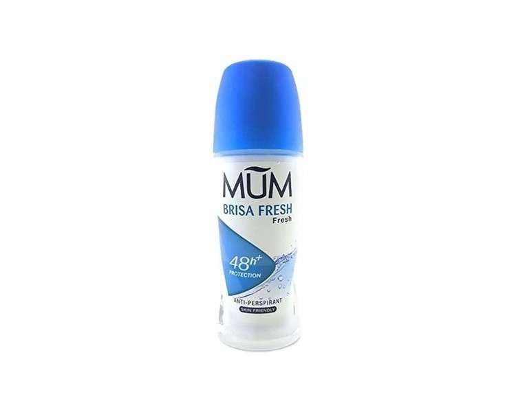 Mum Deodorant Azul Brisa Roll-On 50ml - Pack of 2