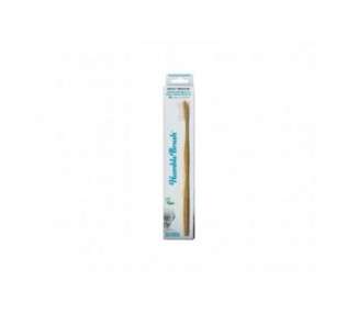 The Humble Co. Bamboo Toothbrush White Medium Bristles Biodegradable Environmentally Friendly Vegan Recommended by Dentists