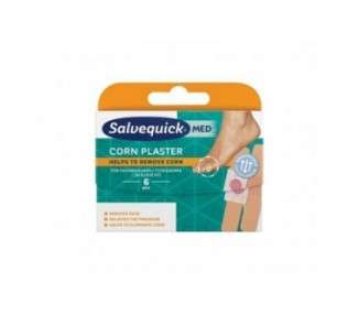 Salvequick Foot Care Corn Slice Plaster Dispenser - Pack of 6