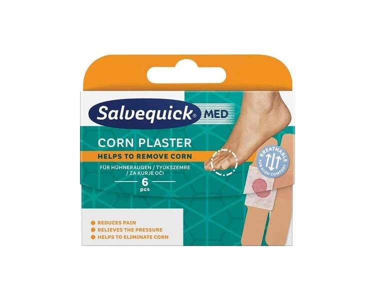 Salvequick Foot Care Corn Slice Plaster Dispenser - Pack of 6