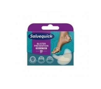 Salvequick Blister Prevention Mix Heels & Toes Wound Pads - Pack of 10