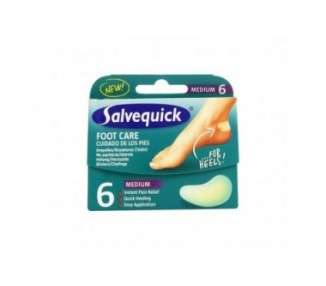 Salvequick Care of the Feet Blisters/Rubbing Heel - Pack of 6