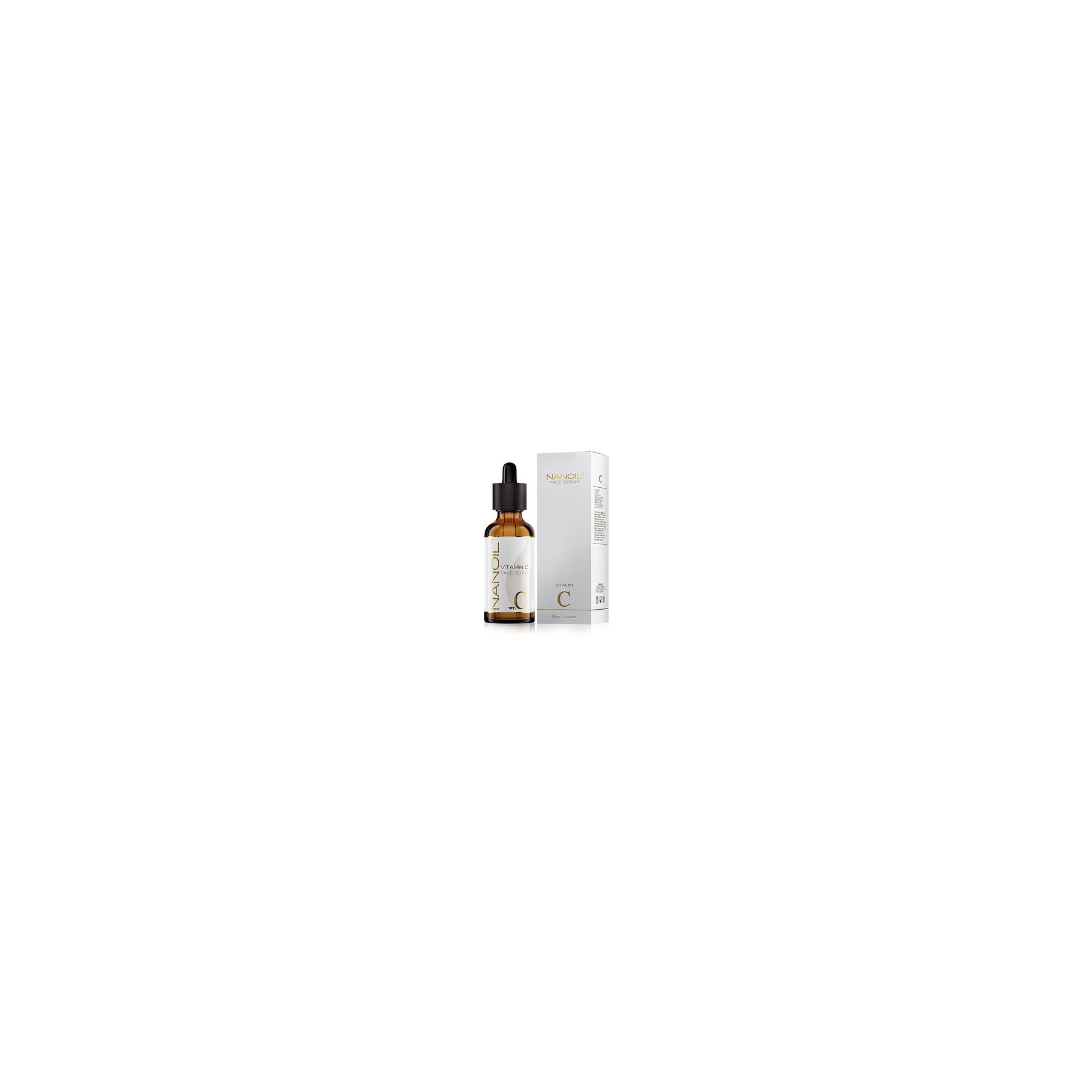 Nanoil Vitamin C Face Serum 50ml - Brightening Illuminating Rejuvenating