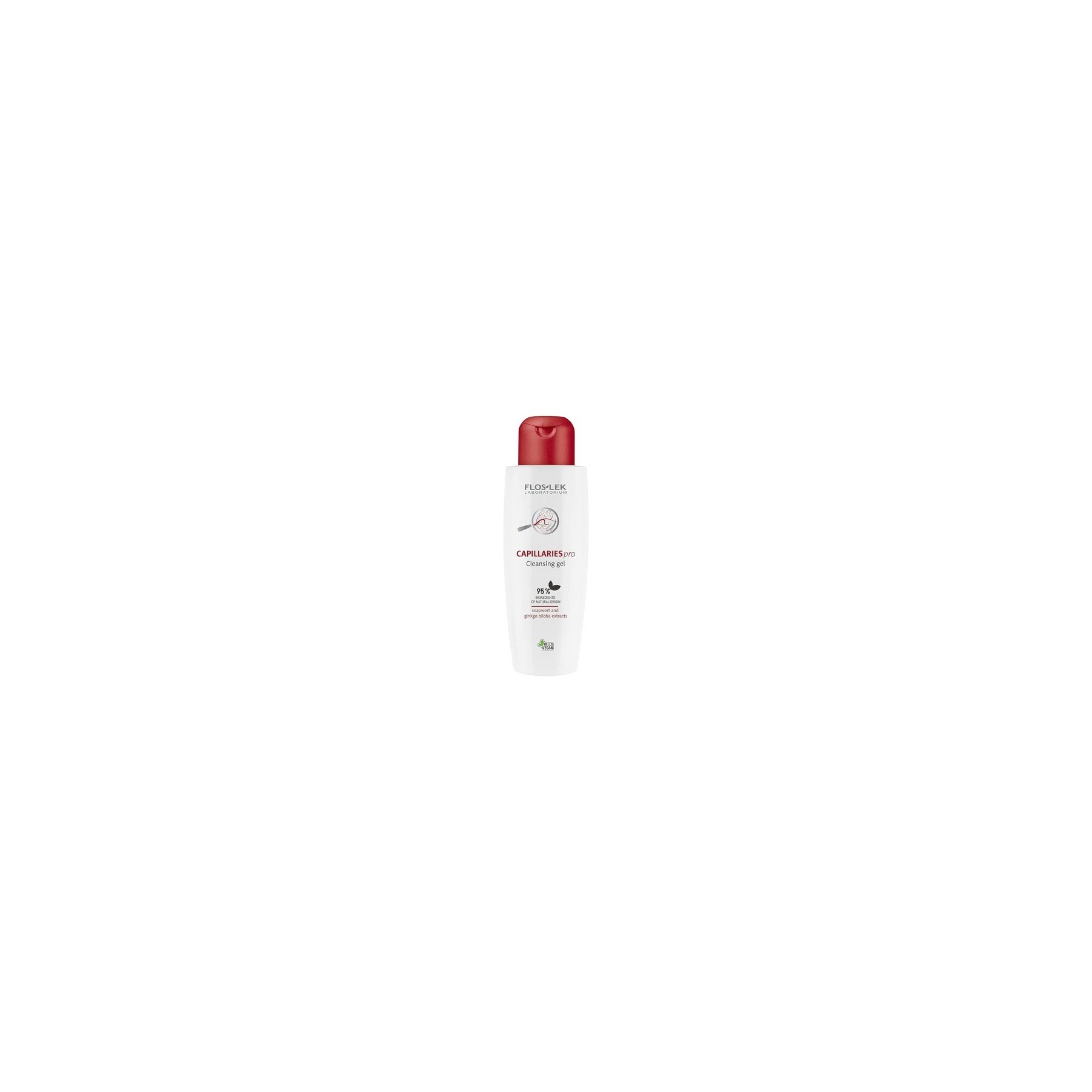 FLOSLEK Alcohol-Free Face Couperose Tonic pH 5.5 200ml - For Moisturizing, Refreshing, and Restoring Natural pH Balance - Suitable for All Skin Types with Dilated Blood Vessels