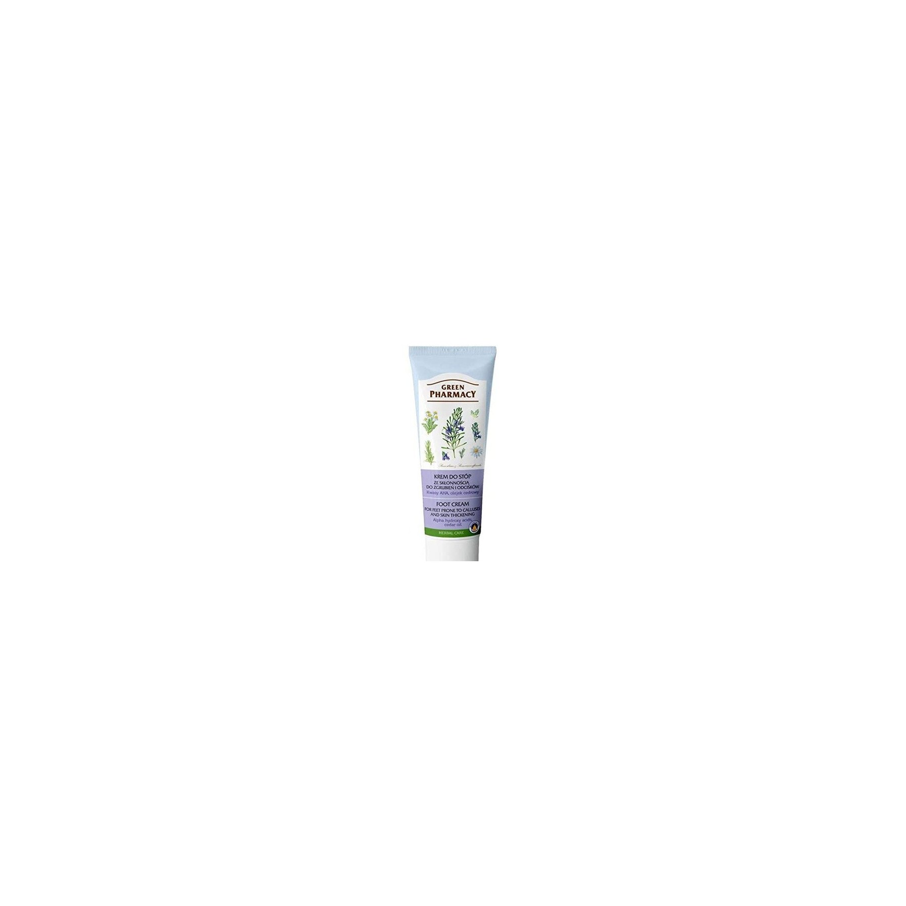 Green Pharmacy Foot Care Cream 0% Parabens, Artificial Colouring 75 Ml