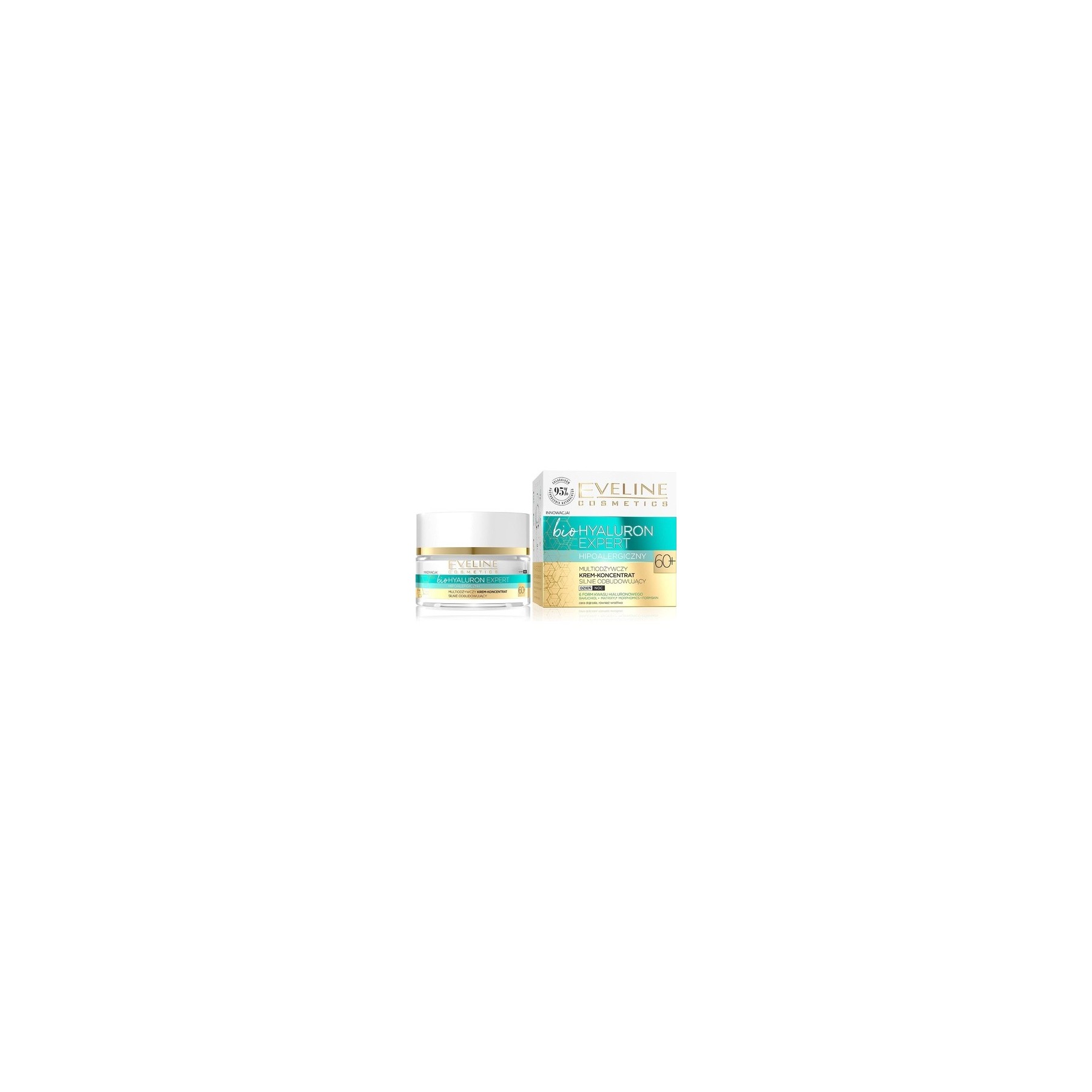 Eveline Cosmetics Bio Hyaluron Expert 60+ Cream Concentrate Day/Night 50ml