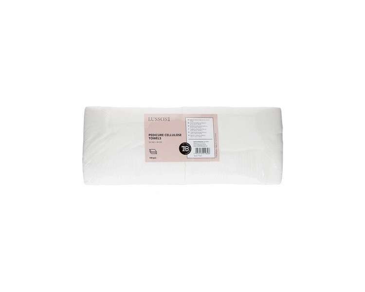 T4B LUSSONI Cellulose Pedicure Disposable Towels 50cm x 40cm