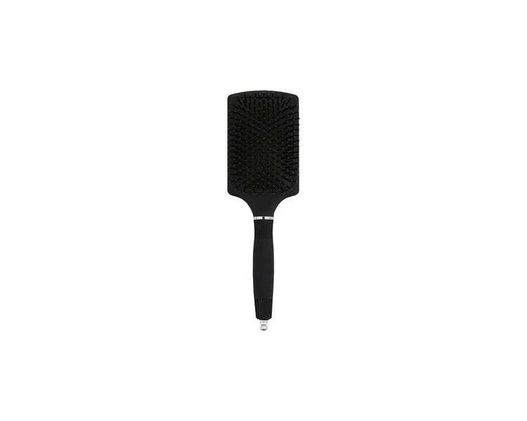 T4B LUSSONI Simple Care Paddle Hairbrush with Removable Sectioning Tip and Nylon Bristles for All Hair Types
