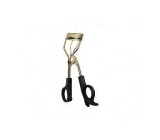 T4B KASHŌKI Eyelash Curler for Short and Long Lashes, for All Eye Shapes, Stainless Steel with Rubber Pads, Gold