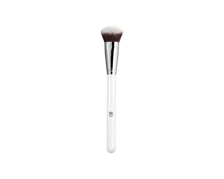 T4B Ilu 109 Angled Foundation Makeup Brush Taklon Bristles for Sensitive Skin 181mm