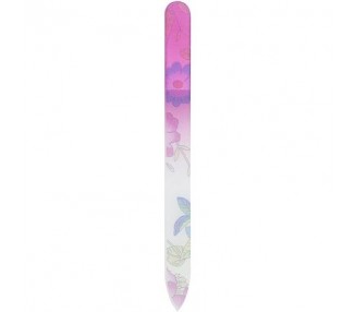 T4B MIMO Glass Nail File with Flower Pattern