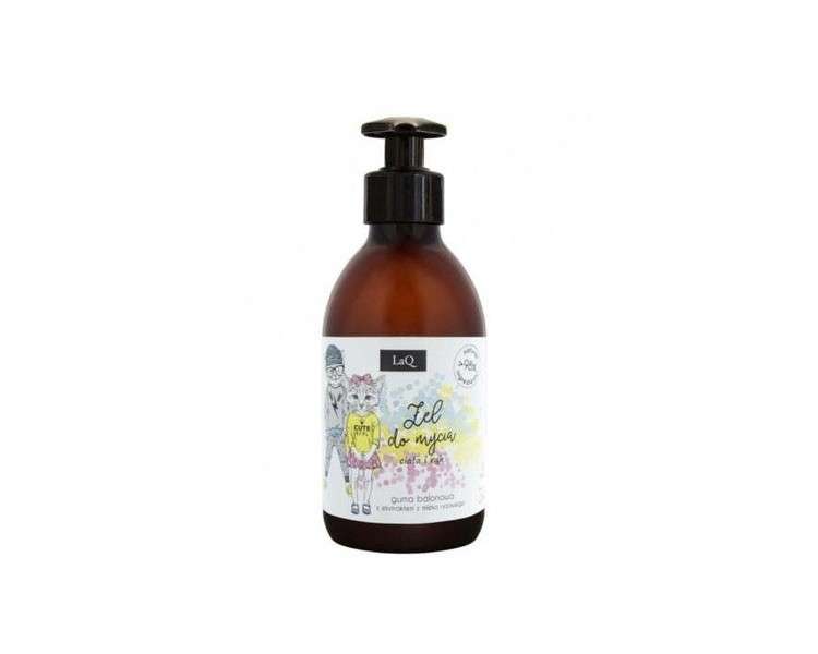 LaQ Natural Bath Gel with Bubble Gum Scent Extract