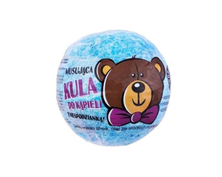 LAQ Foaming Bath Ball with Surprise Blue 120g