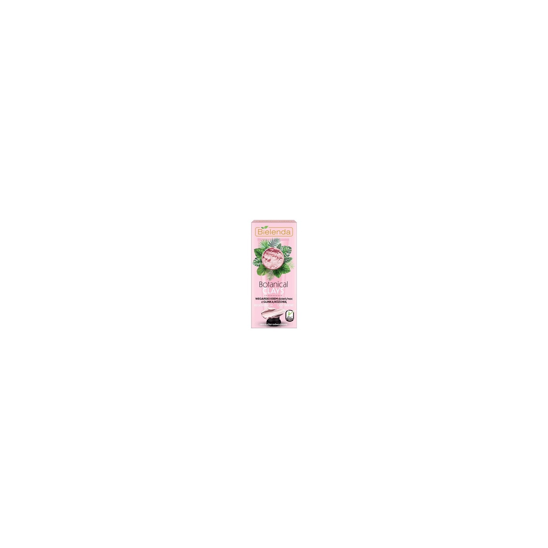 Bielenda Natural Botanical Clays Vegan Pink Clay Day/Night Face Cream 50ml