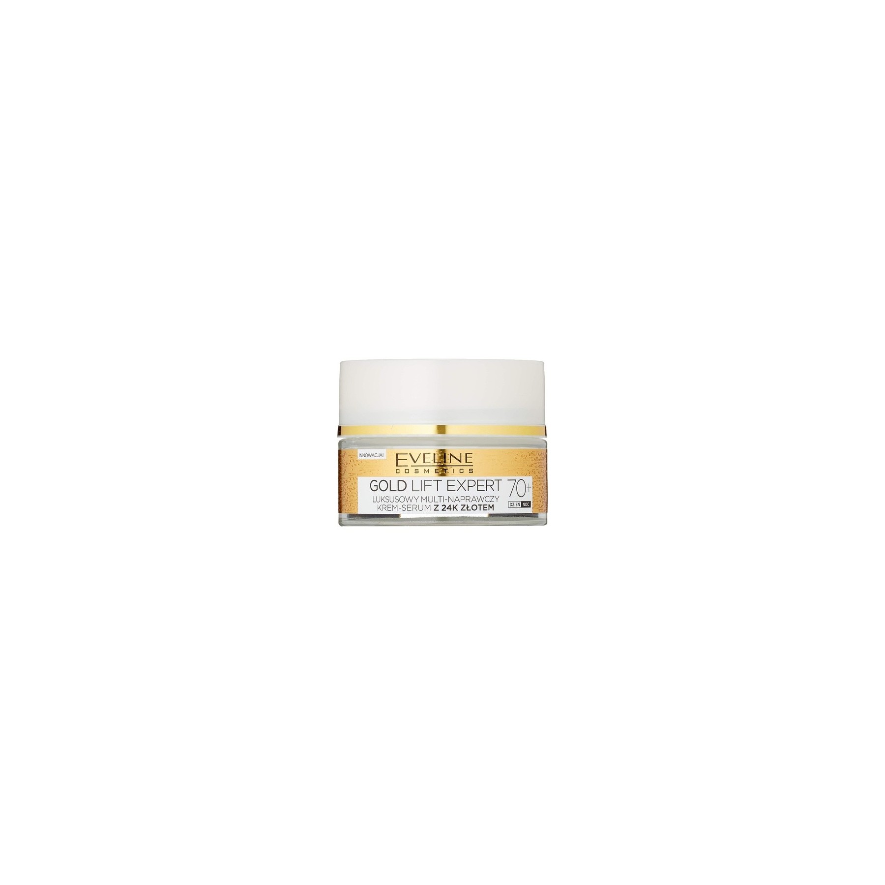 Eveline Cosmetics Gold Lift Expert Strong Anti-Wrinkle Firming Cream Day & Night 70+ with 24Karat Gold 50ml